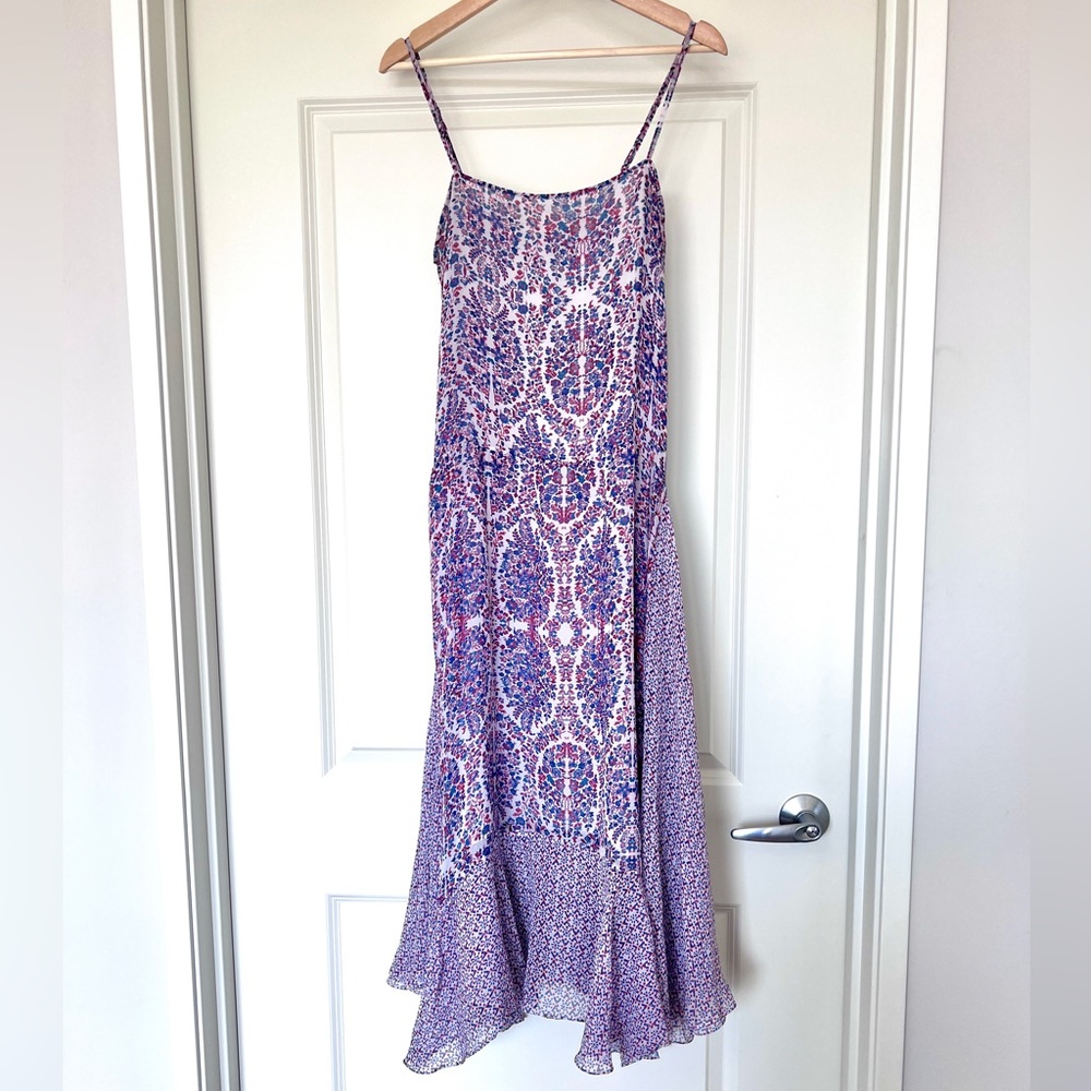 100% Silk Rebecca Taylor lined Slip Dress sz10